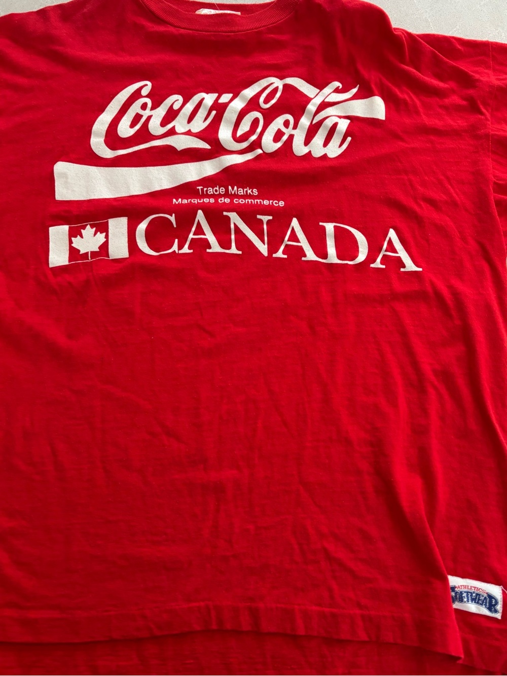 Coca Cola Canada Unisex Red Logo T-Shirt